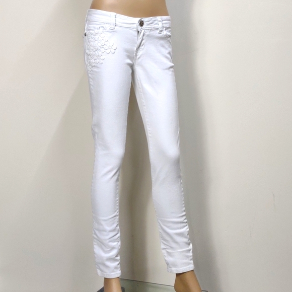 Hot Kiss Skinny Lily Size 3 White skinny jeans - Picture 1 of 12